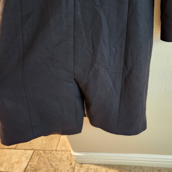 Vintage Emporio Armani Black 100% Wool Long Coat Made in Italy - Picture 7 of 12